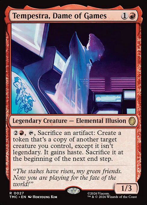 Tempestra, Dame of Games - Commander: Teenage Mutant Ninja Turtles - R - 27