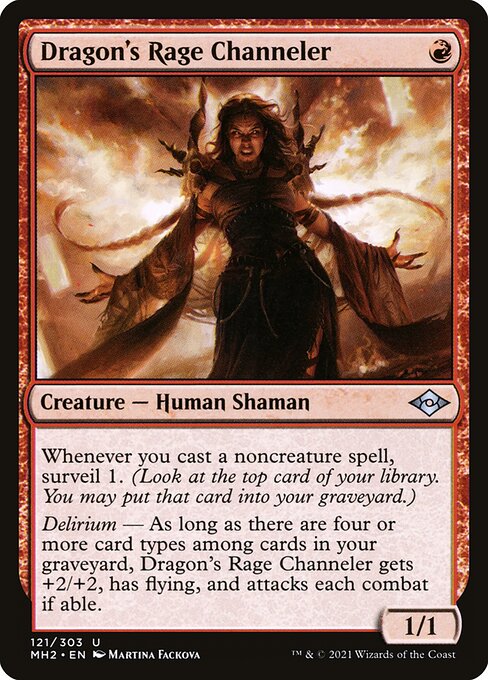 Dragon's Rage Channeler - Modern Horizons 2 - U - 121