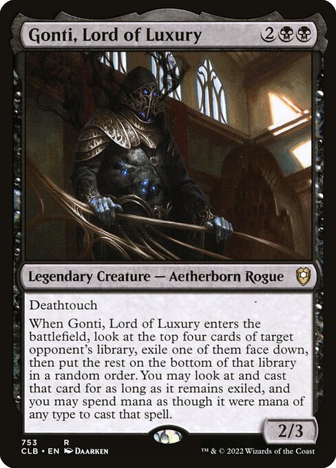 Gonti, Lord of Luxury - Commander Legends: Battle for Baldur's Gate - R - 753