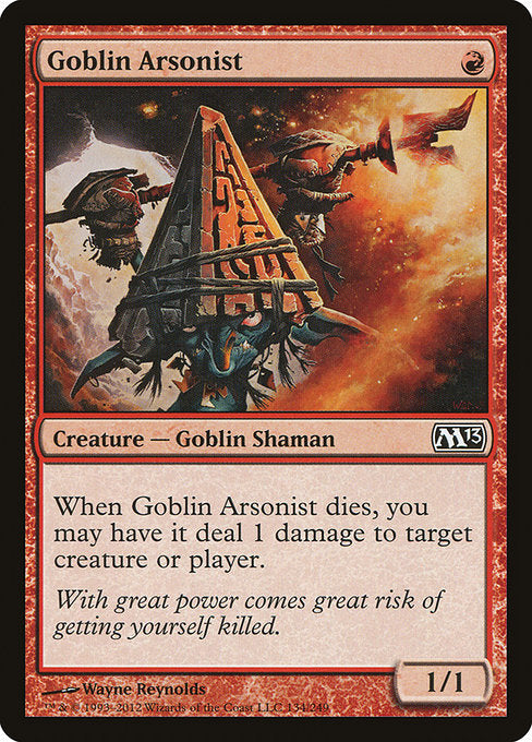 Goblin Arsonist - Magic 2013 (M13) - C - 134