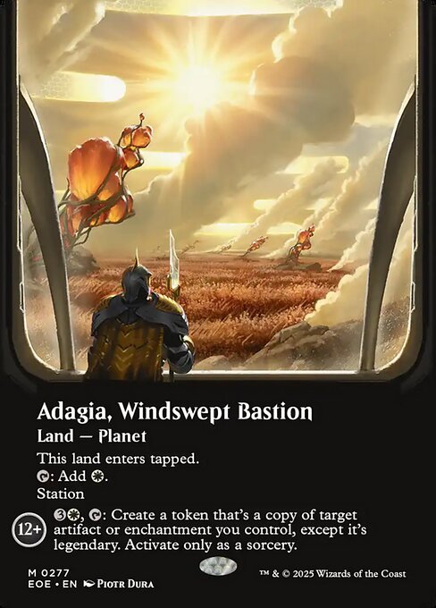 Adagia, Windswept Bastion (Borderless) - Edge of Eternities - M - 277