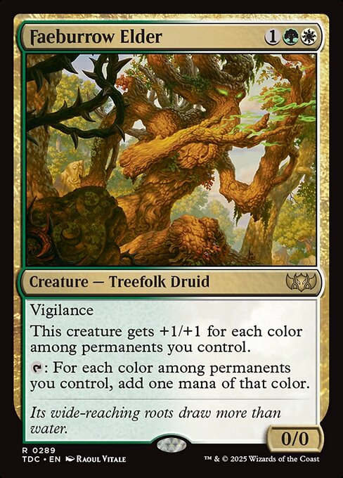 Faeburrow Elder - Commander: Tarkir: Dragonstorm - R - 289