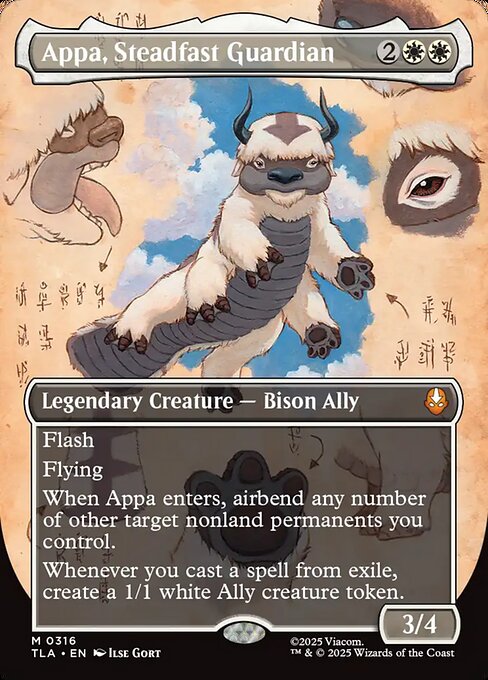 Appa, Steadfast Guardian (Borderless) - Avatar: The Last Airbender - M - 316