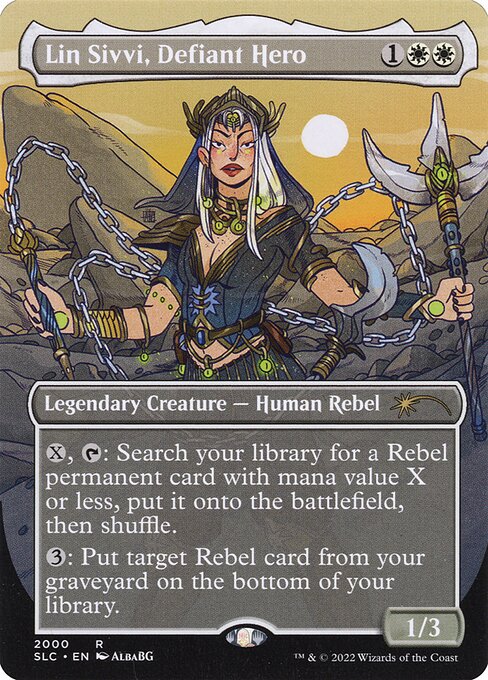 Lin Sivvi, Defiant Hero - Secret Lair Countdown Kit - R - 2000