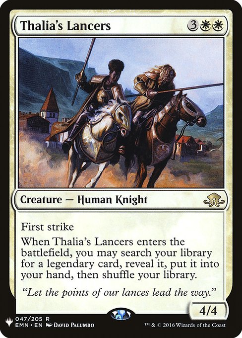 Thalia's Lancers - The List Reprints - R - 047/205