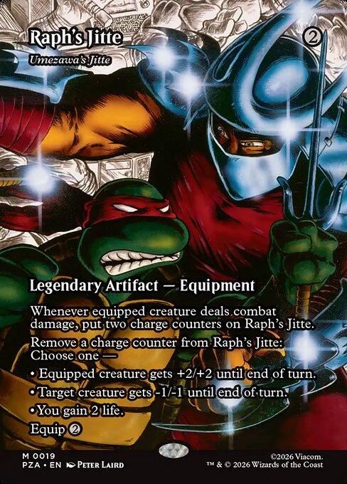 Raph's Jitte - Umezawa's Jitte (Borderless) - Teenage Mutant Ninja Turtles Source Material - M - 19