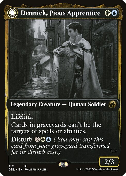 Dennick, Pious Apprentice - Innistrad: Double Feature - R - 217