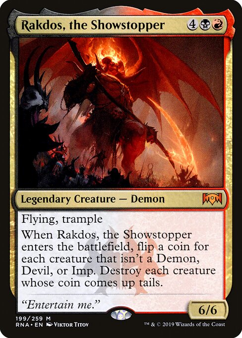 Rakdos, the Showstopper - Ravnica Allegiance - M - 199