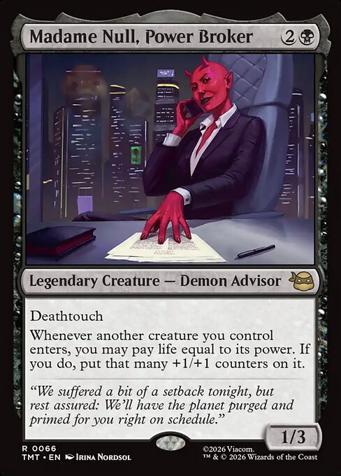 Madame Null, Power Broker - Teenage Mutant Ninja Turtles - R - 66