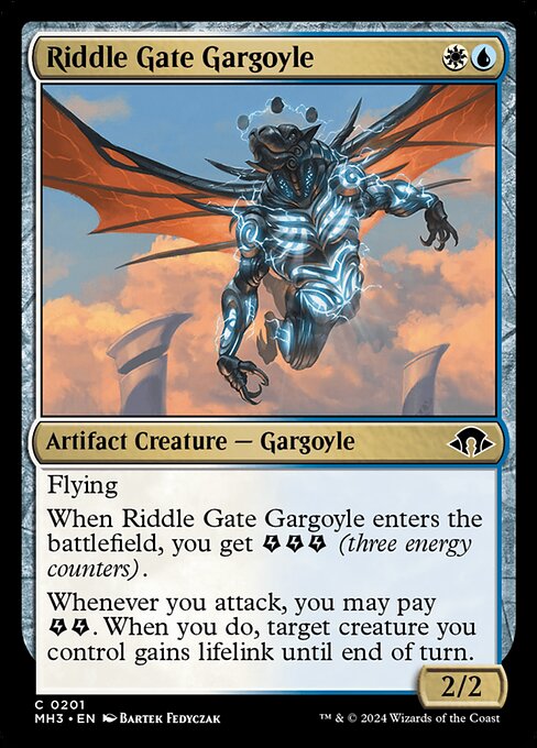 Riddle Gate Gargoyle - Modern Horizons 3 - C - 201