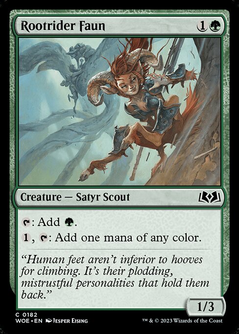 Rootrider Faun - Wilds of Eldraine - C - 182