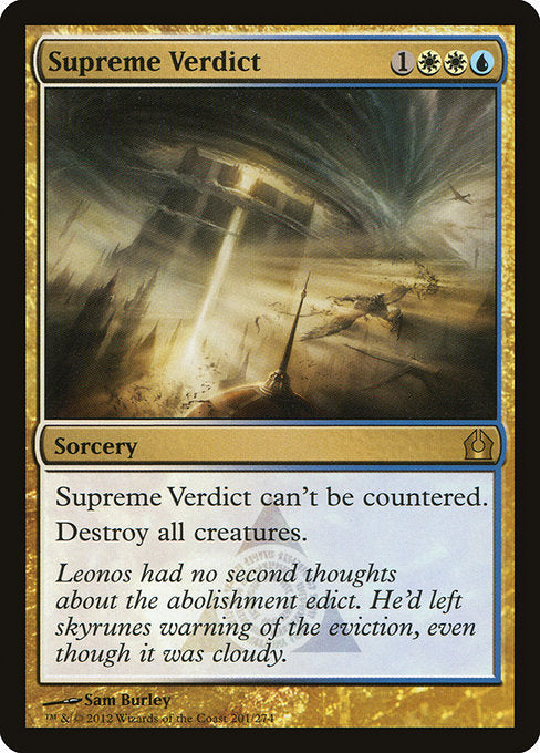 Supreme Verdict - Return to Ravnica - R - 201