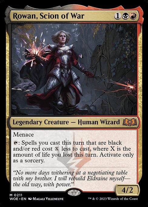 Rowan, Scion of War - Wilds of Eldraine - M - 211