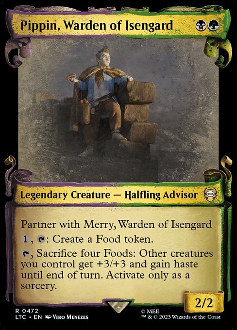 Pippin, Warden of Isengard (Showcase Scrolls) - Commander: The Lord of the Rings: Tales of Middle-earth - R - 472