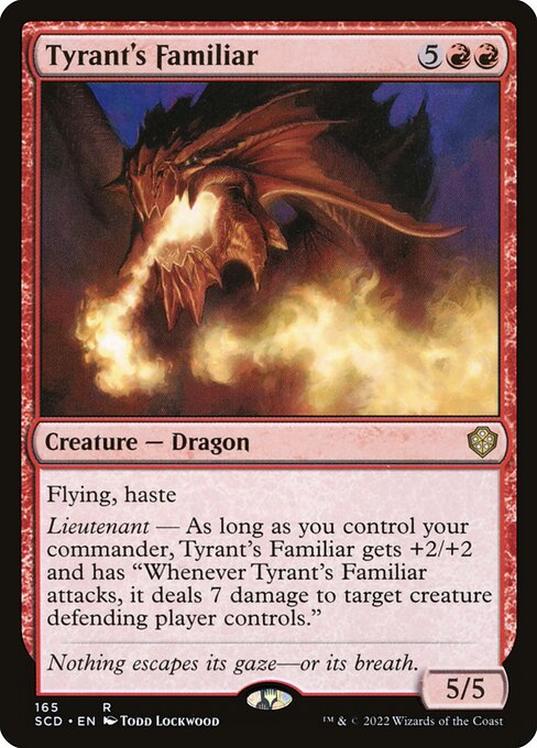 Tyrant's Familiar - Starter Commander Decks - R - 165