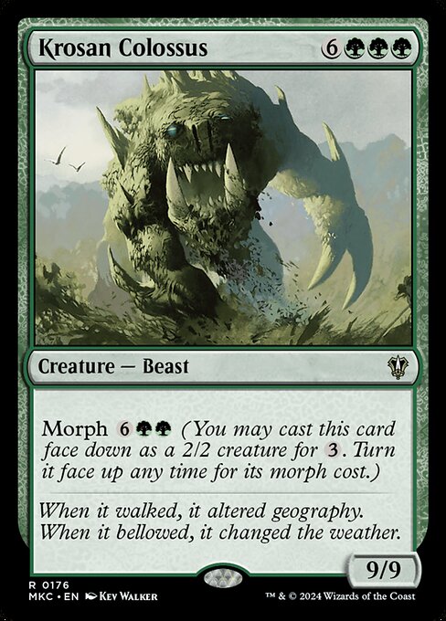 Krosan Colossus - Commander: Murders at Karlov Manor - R - 176