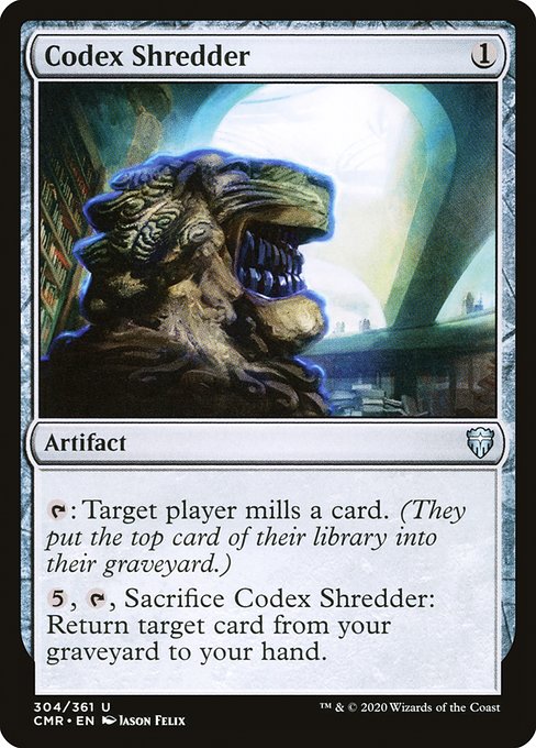 Codex Shredder - Commander Legends - U - 304