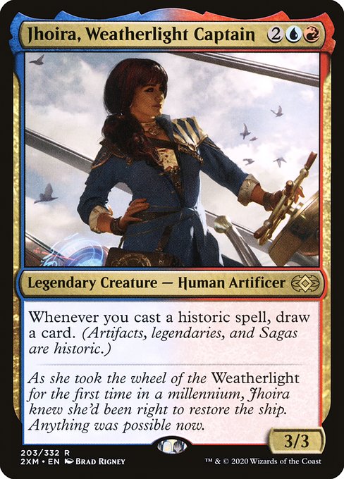 Jhoira, Weatherlight Captain - Double Masters - R - 203