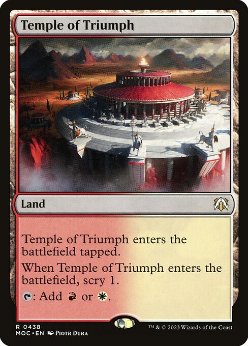 Temple of Triumph - Commander: March of the Machine - R - 438
