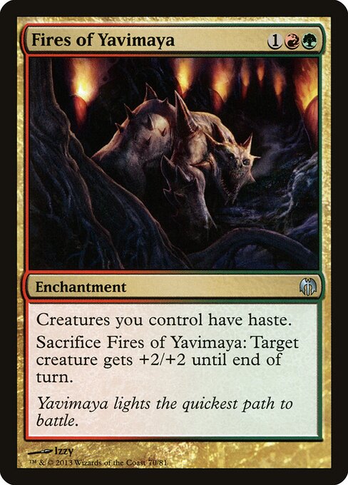 Fires of Yavimaya - Duel Decks: Heroes vs. Monsters - U - 70
