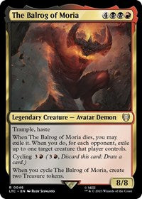 The Balrog of Moria - Commander: The Lord of the Rings: Tales of Middle-earth - R - 46