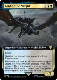 Lord of the Nazgul (Extended Art) - Commander: The Lord of the Rings: Tales of Middle-earth - R - 142