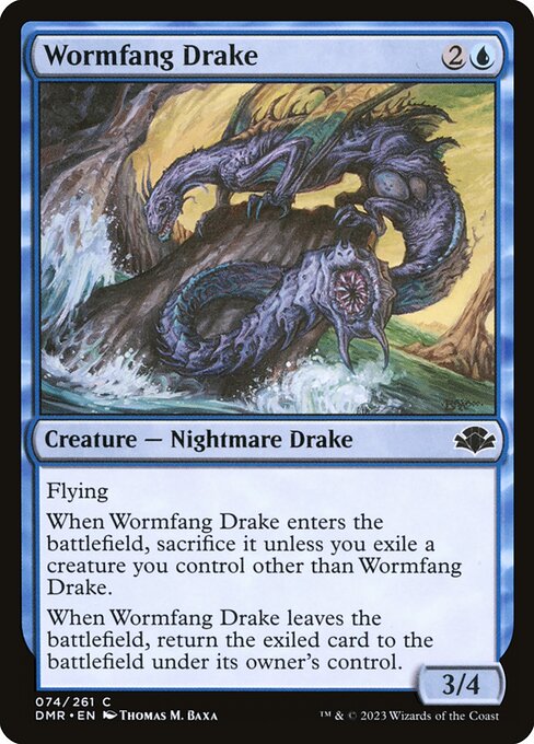 Wormfang Drake - Dominaria Remastered - C - 74