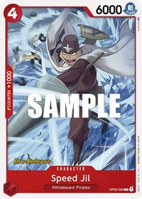 Speed Jil - Pillars of Strength Pre-Release Cards - C - OP03-006