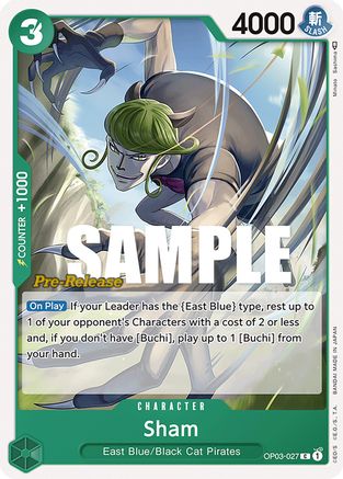 Sham - Pillars of Strength Pre-Release Cards - C - OP03-027