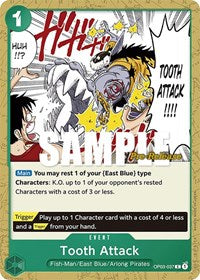 Tooth Attack - Pillars of Strength Pre-Release Cards - C - OP03-037