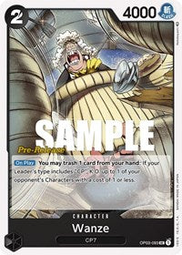 Wanze - Pillars of Strength Pre-Release Cards - UC - OP03-093