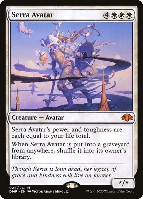 Serra Avatar - Dominaria Remastered - M - 26
