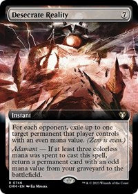Desecrate Reality (Extended Art) - Commander Masters - R - 746