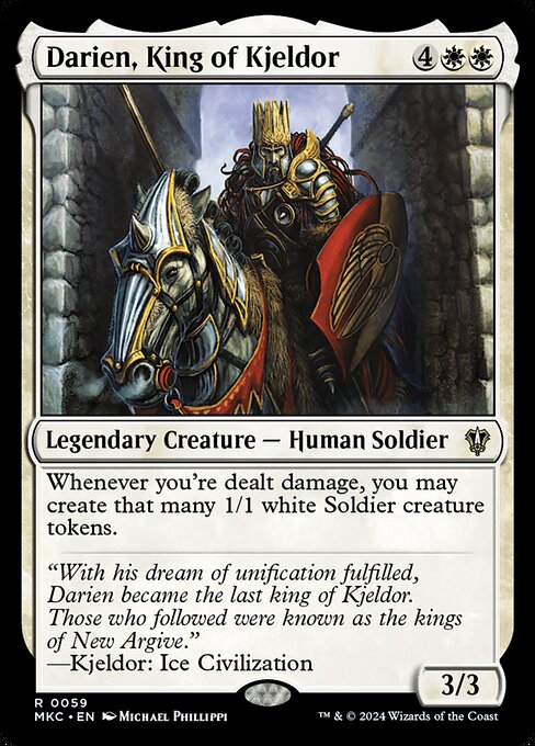 Darien, King of Kjeldor - Commander: Murders at Karlov Manor - R - 59