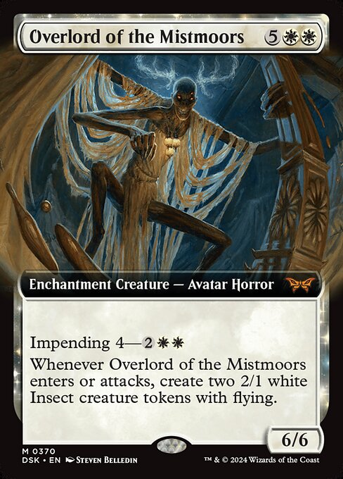 Overlord of the Mistmoors (Extended Art) - Duskmourn: House of Horror - M - 370