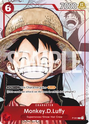 Monkey.D.Luffy (Alternate Art) - One Piece Promotion Cards - PR - P-001