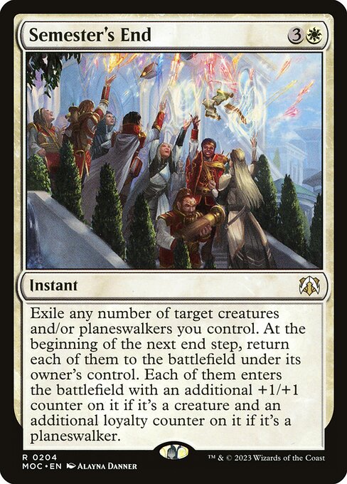 Semester's End - Commander: March of the Machine - R - 204