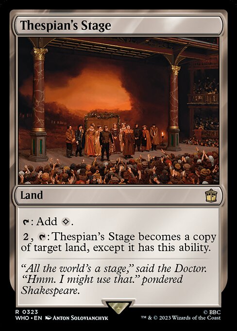 Thespian's Stage - Universes Beyond: Doctor Who - R - 323