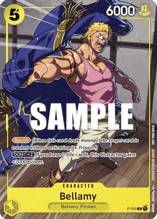 Bellamy (Pirates Party Vol. 4) - One Piece Promotion Cards - PR - P-039