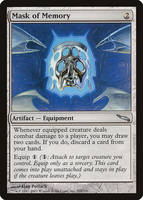 Mask of Memory - Mirrodin - U - 203