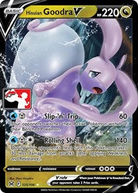 Hisuian Goodra V - 135/196 - Prize Pack Series Cards - Ultra Rare - 135/196