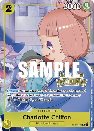Charlotte Chiffon (Online Regional 2023) [Participant] - One Piece Promotion Cards - PR - OP03-109