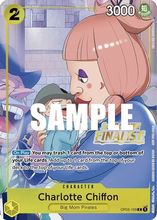 Charlotte Chiffon (Online Regional 2023) [Finalist] - One Piece Promotion Cards - PR - OP03-109