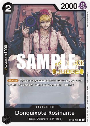 Donquixote Rosinante (Judge Pack Vol. 2) - One Piece Promotion Cards - PR - OP02-108