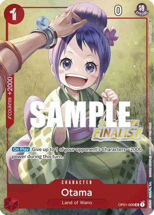 Otama (Offline Regional 2023) [Finalist] - One Piece Promotion Cards - PR - OP01-006