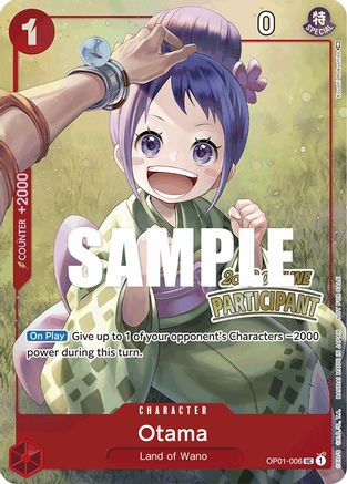 Otama (Offline Regional 2023) [Participant] - One Piece Promotion Cards - PR - OP01-006