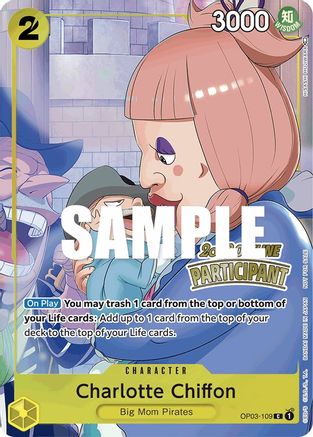 Charlotte Chiffon (Offline Regional 2023) [Participant] - One Piece Promotion Cards - PR - OP03-109