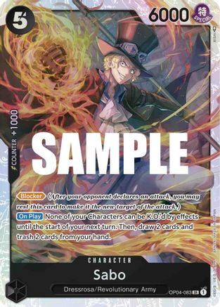 Sabo - Kingdoms of Intrigue - SR - OP04-083