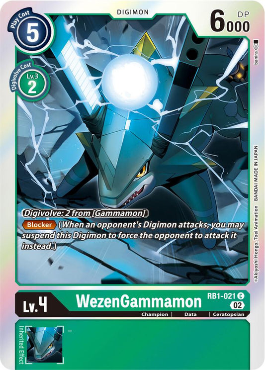 WezenGammamon - Resurgence Booster - Common - RB1-021 C