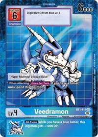 Veedramon - BT1-115 (Resurgence Booster Reprint) - Resurgence Booster - Secret Rare - BT1-115 SEC